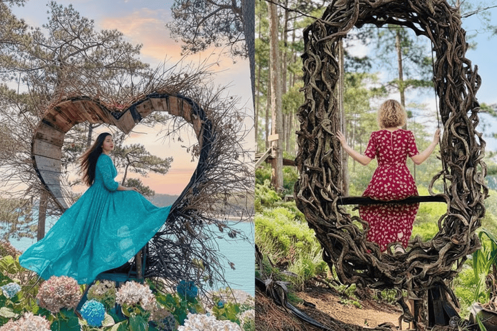 Đứng giữa tổ chim khổng lồ, bạn như lạc vào một câu chuyện cổ tích giữa rừng xanh bạt ngàn